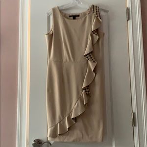Gorgeous Insight Sleeveless Beige Dress